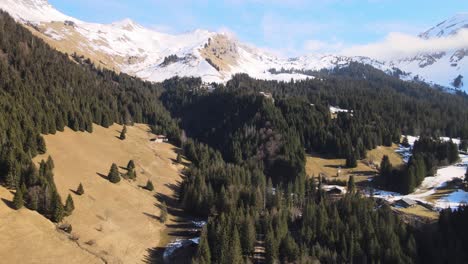Frontera-De-Montaña-Que-Separa-Francia-Y-Suiza