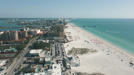 Drone-footage-reveal-of-Clearwater-Beach-Florida
