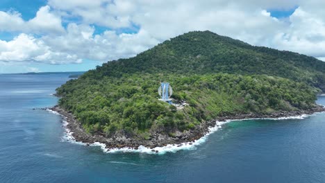 Kilometer-Nol-Monument-,-Weh-Island,-Aceh-Province,-Indonesia