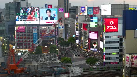 Muy-Por-Encima-De-La-Vista-Panorámica-Sobre-La-Futurista-Ciudad-De-Tokio