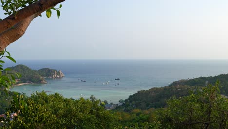 Panoramablick-über-Die-Insel-Koh-Tao-In-Thailand
