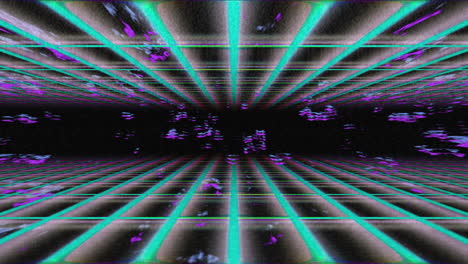 bright-green-purple-vaporwave-perspective-grid-retro-background,-endless-loop-3d-animation