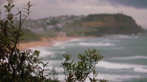 Merewether-Beach-looking-North,-NSW,-Australia