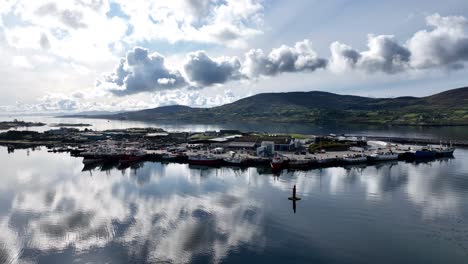 Drone-fishing-Port-Castletownbere-boats-preparing-to-go-to-sea-on-a-bright-summer-morning-Irelands-main-fishing-port