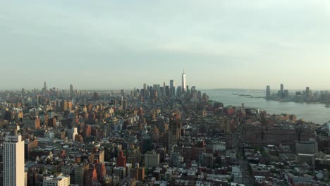 May-2024---5K-aerial-of-Manhattan,-New-York-City,-USA