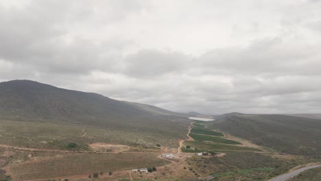 Aerial-view-of-Cederberg,-Cape-Town,-South-Africa