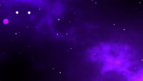 3D-motion-graphics-background-glow-particle-solar-energy-universe-night-time-glitter-stars-magic-visual-effect-4K-colour-dark-purple