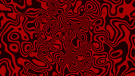Mesmerizing-Fluid-Motion-in-a-Turbulent-Chaotic-Red-and-Black-Background---Psychedelic-Retro-Groove