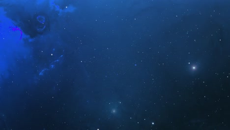 Nebulosa-De-Niebla-Azul,-Maravillas-Del-Universo.