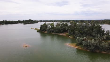 Dron-shot-of-the-gavel-mine-lake