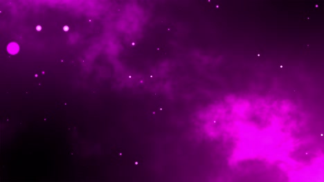 3D-motion-graphics-background-glow-particle-solar-energy-universe-night-time-glitter-stars-magic-visual-effect-4K-colour-dark-magenta-fuchsia