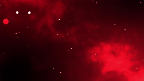 3D-motion-graphics-background-glow-particle-solar-energy-universe-night-time-glitter-stars-magic-visual-effect-4K-colour-dark-blood-red