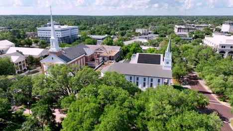 Church-Steeples-in-Tallahassee-Florida-Aerial