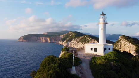 A-lighthouse-on-the-tip-of-the-Lefkada-peninsula-and-the-cliffs-behind-it