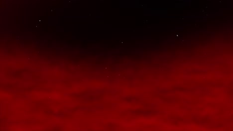 3D-cloud-smoke-gas-vapor-mist-haze-fog-on-starry-night-time-space-universe-background-animation-motion-graphics-vfx-gradient-particle-colour-dark-red