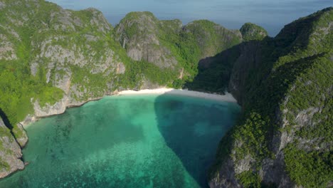 Maya-Bay-Push-In,-Isla-De-Ko-Phi-Phi-Le---Provincia-De-Krabi,-Tailandia