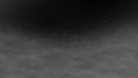 3d-Nube-Fumar-Gas-Vapor-Niebla-Neblina-En-La-Noche-Estrellada-Espacio-Universo-Fondo-Animación-Gráficos-En-Movimiento-Vfx-Gradiente-Partícula-Color-Gris-Oscuro