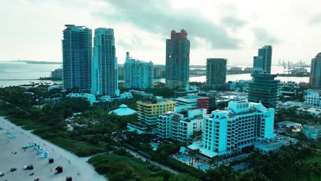 Miami-South-Beach-on-a-cloudy-day-at-dusk-aerial-view