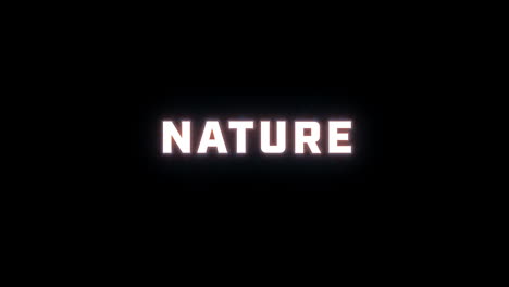 4k-Textanzeige-Des-Wortes-„Natur“-Auf-Schwarzem-Hintergrund