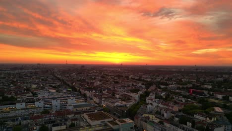 Pacífico-Paisaje-Urbano-Berlín-Naranja-Amanecer