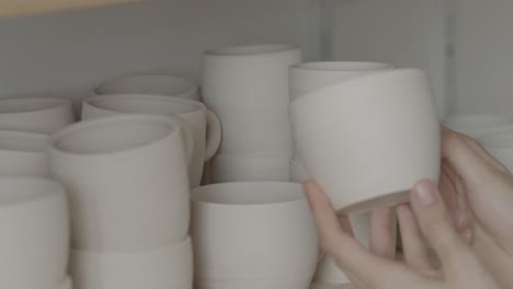 looking-at-handmade-ceramic-pieces