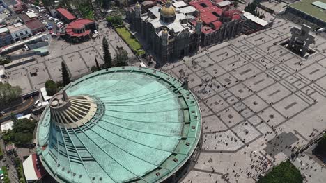 Basilica-of-Guadalupe,-the-most-important-Catholic-temple-in-Mexico