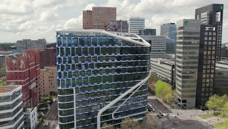 NautaDutilh-Building-At-Amsterdam-The-Netherlands---Aerial-Drone-Shot