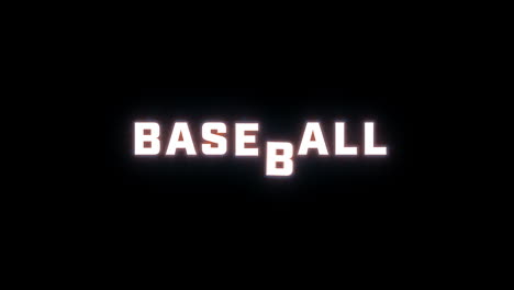 Revelación-De-Texto-De-4k-De-La-Palabra-&quot;béisbol&quot;-Sobre-Un-Fondo-Negro