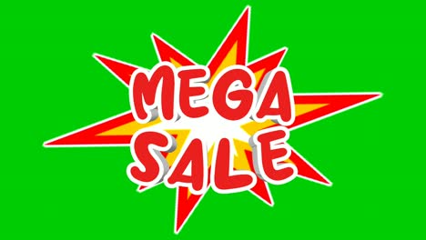 Mega-Sale-Banner-Mit-Star-Burst-Motion-Graphic-Animation,-Verkaufs-Bann