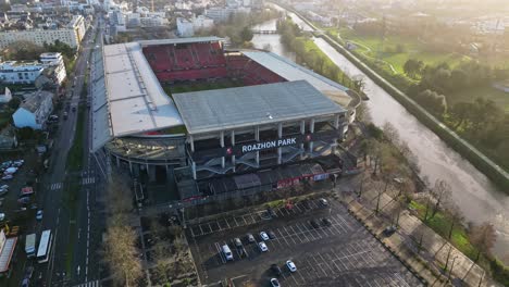 Estadio-De-Fútbol-Del-Parque-Roazhon,-Rennes-En-Francia