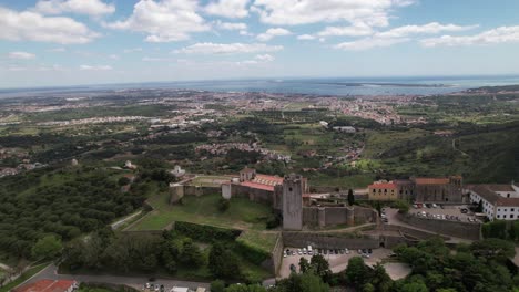 Portugal,-Stadt-Palmela,-Luftaufnahme-06