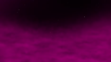 3D-cloud-smoke-gas-vapor-mist-haze-fog-on-starry-night-time-space-universe-background-animation-motion-graphics-vfx-gradient-particle-colour-dark-pink