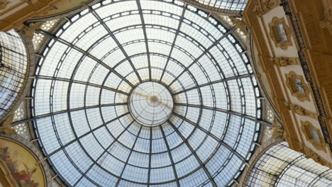 Elegant-glass-dome-of-Galleria-Vittorio-Emanuele-II-in-Milan