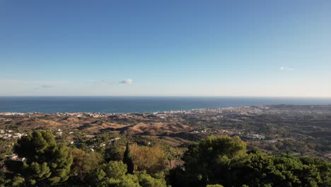 Aerial-Spain-Andalucia-coastline-panorama