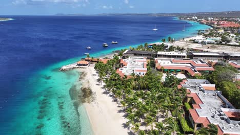 Karibische-Skyline-Am-Kradendijk-In-Bonaire,-Niederländische-Antillen