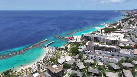 Curacao-Skyline-At-Willemstad-In-Netherlands-Curacao