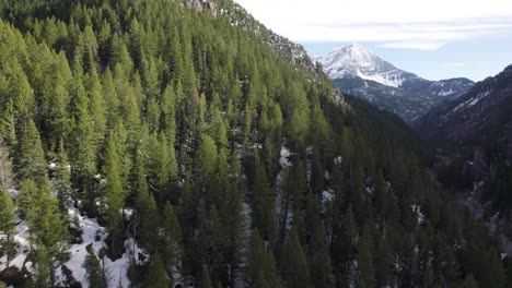 Wunderschöne-Berglandschaft,-Mount-Timpanogos-In-Utah