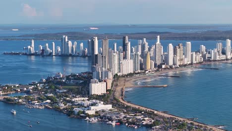 Modern-Zone-At-Cartagena-De-Indias-In-Bolivar-Colombia