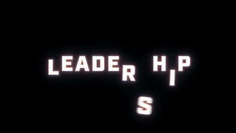 4k-Textanzeige-Des-Wortes-„Führung“-Auf-Schwarzem-Hintergrund