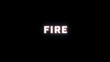 4K-text-reveal-of-the-word-"fire"-on-a-black-background