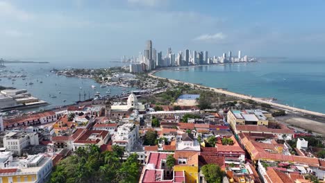 Cartagena-Skyline-At-Cartagena-Das-Indias-In-Bolivar-Colombia