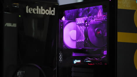 The-inside-of-an-illuminated-gaming-PC-Case