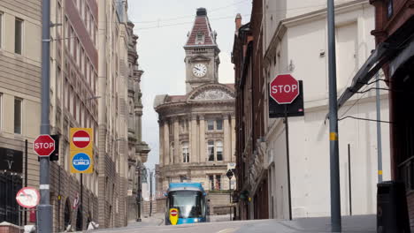 Stadtzentrum-Von-Birmingham,-England-Während-Der-Weltweiten-Covid-19-Epidemie