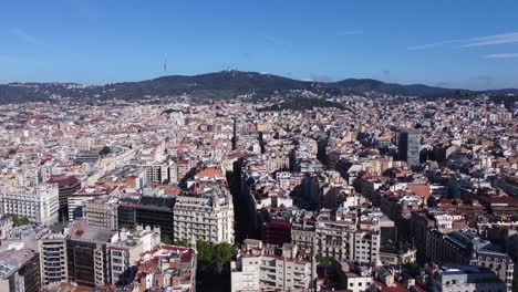 Panorama-of-Barcelona-on-sunny-day