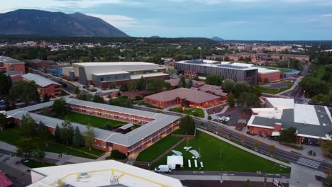 Northern-Arizona-University-Campus-at-Dusk