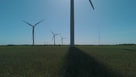 Oklahoma---Turbines-in-green-field-shadow-on-crops
