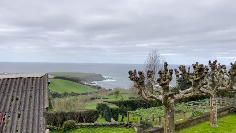 Un-Jardín-Encantadoramente-Decorado-Embellece-Porto-Formoso,-Una-Encantadora-Parroquia-Civil-Ubicada-En-El-Municipio-De-Ribeira-Grande,-Ubicada-En-El-Pintoresco-Archipiélago-Portugués-De-Las-Azores.