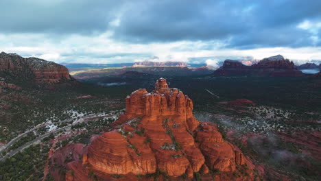 Bell-Rock-In-Sedona,-Arizona,-USA