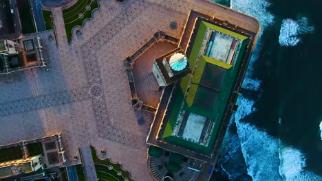 Aerial-view-Of-Hassan-II-Mosque-Casablanca-Africa