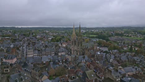 Notre-Dame-de-l'Assomption-church,-La-Ferte-Mace-in-Normandy,-France